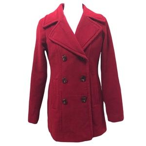 London Fog Women's Double Breasted Pea Coat XS